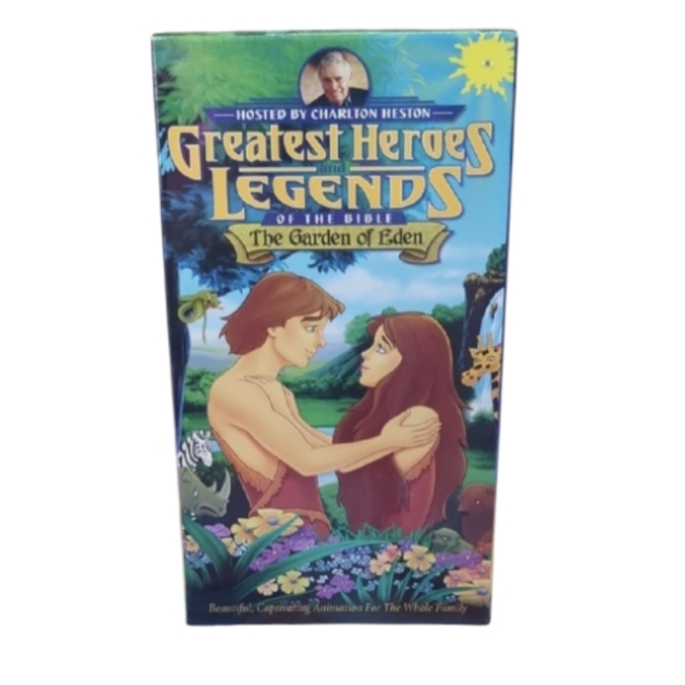 6/$15 Greatest Heroes and Legends of the Bible: The Garden of Eden VHS